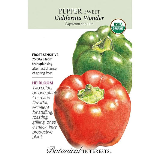Pepper Sweet (grn/r) Cal Wonder Org