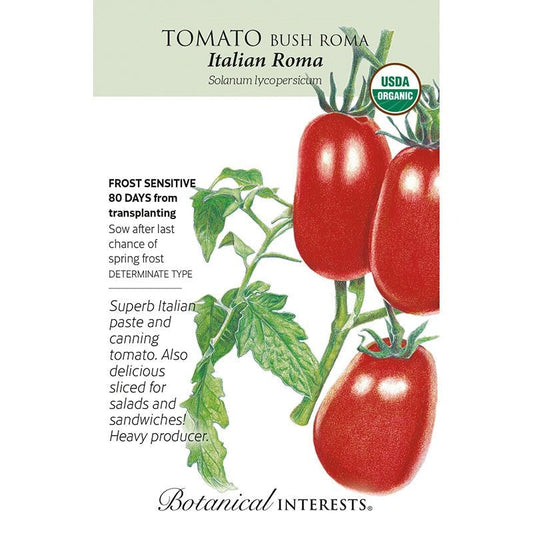 Tomato Bush Roma Italian Org